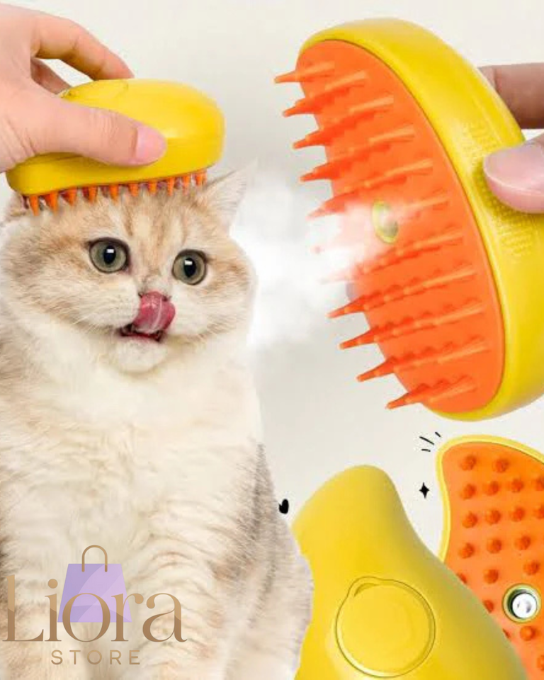 CEPILLO DE VAPOR 3 EN 1 PARA MASCOTAS